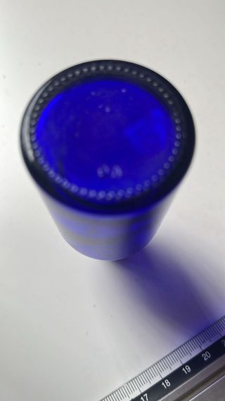 Frascos de vidrio azules 50ml con gotero obturador