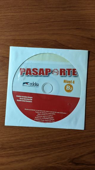 Pasaporte 4 (B2) - libro del alumno + CD audio