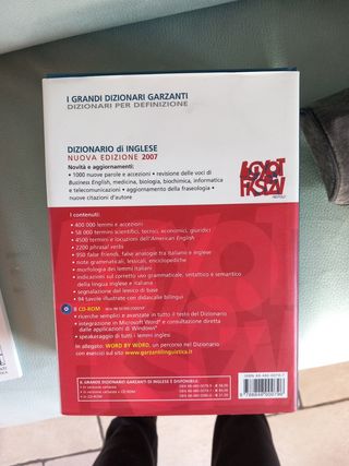 Dizionario garzanti inglese