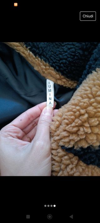 Pellicciotto cappottino Lumina tg unica