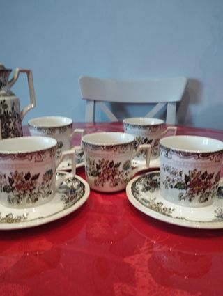 Juego de café antiguo