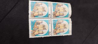 4 Francobolli anni 80 vintage