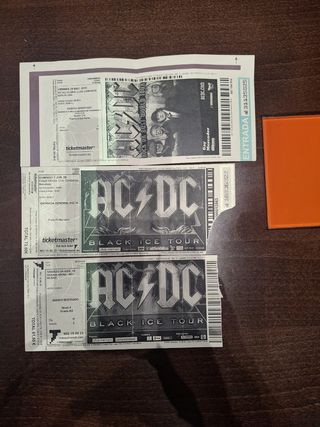 ENTRADAS ACDC Y METALLLICA