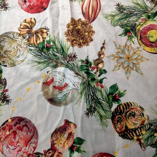 Tela antelina/ terciopelo Navidad