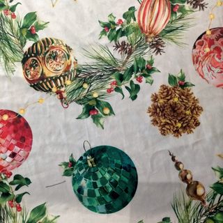 Tela antelina/ terciopelo Navidad