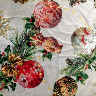 Tela antelina/ terciopelo Navidad