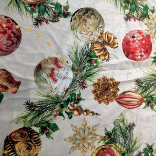 Tela antelina/ terciopelo Navidad