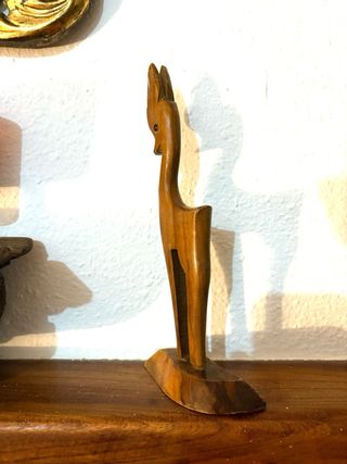 FIGURA VINTAGE DE MADERA
