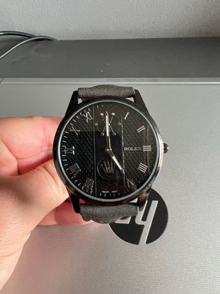 Reloj hombre correa negra