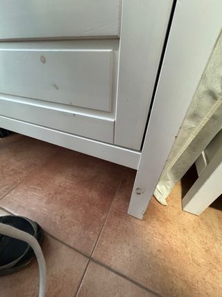 SUNDVIK Cómoda con cambiador, blanco