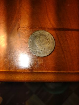 Moneda antigua dé España 1879.