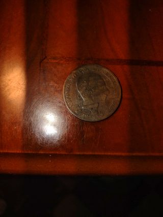 Moneda antigua dé España 1879.