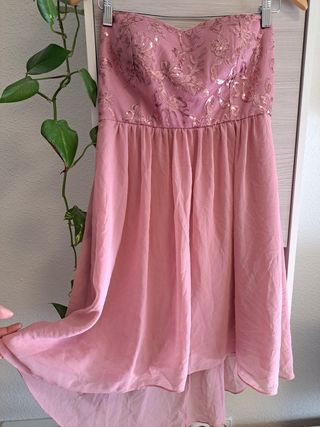 Vestido Vera Mont rosa