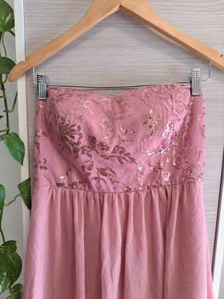 Vestido Vera Mont rosa