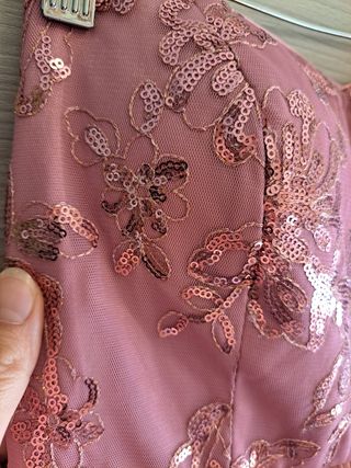 Vestido Vera Mont rosa