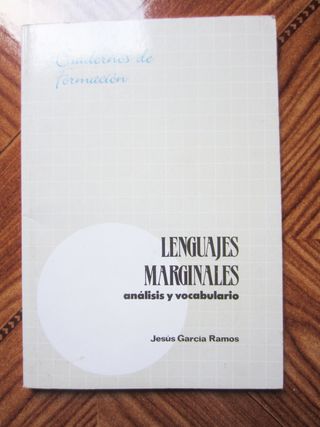 LIBRO.LENGUAJES MARGINALES. ANALISIS Y VOCABULARIO