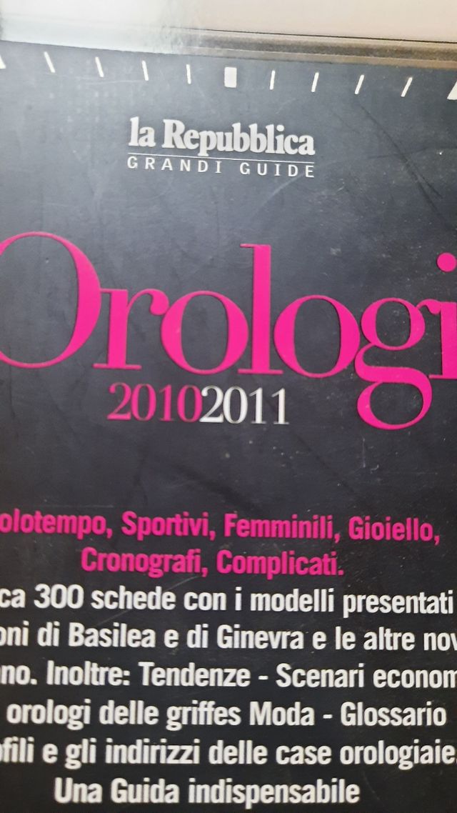 Volume orologi 2010/2011