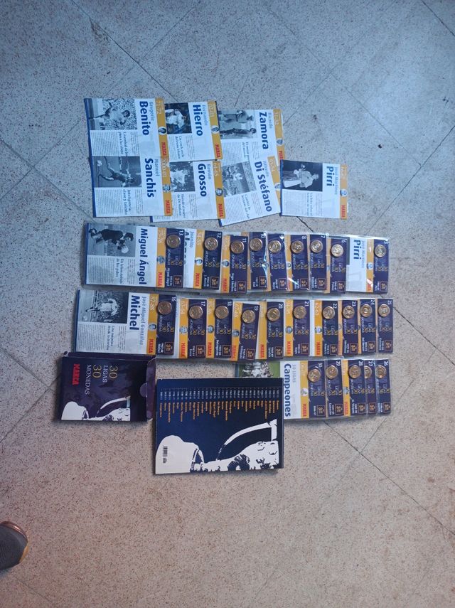 Monedas real Madrid 30 ligas