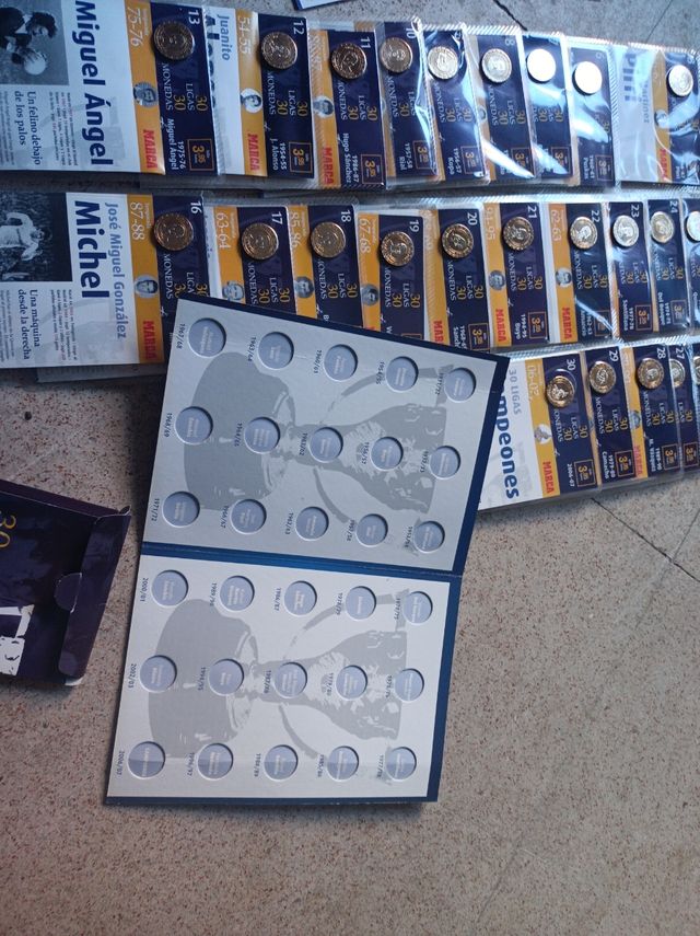 Monedas real Madrid 30 ligas
