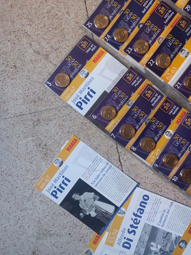 Monedas real Madrid 30 ligas
