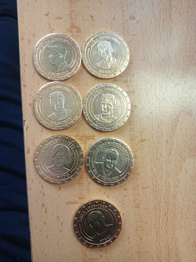 Monedas real Madrid 30 ligas
