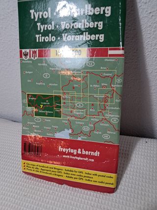 Mapa del Tirol austriaco