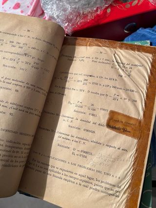 Libro quimica antiguo