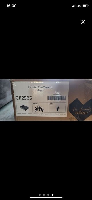 Lavabo  Zira Terrazo Marmol Nuevo