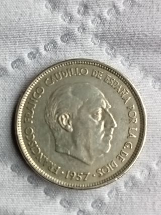 25 PESETAS DE FRANCO DE 1957