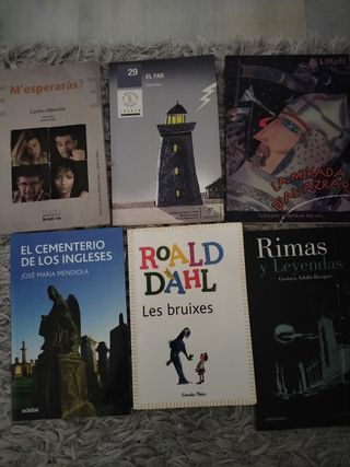 Libros adolescentes 5 € cada una