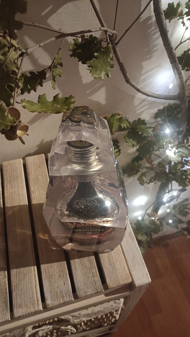 Bottiglia Baileys incastonata in cubo i