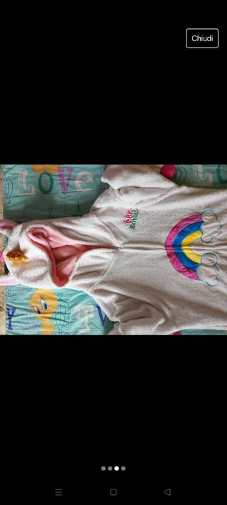 Piagiamone/costume unicorno