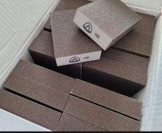 KLINGSPOR. Caja/ 100 uds tacos lijas. Grano 100