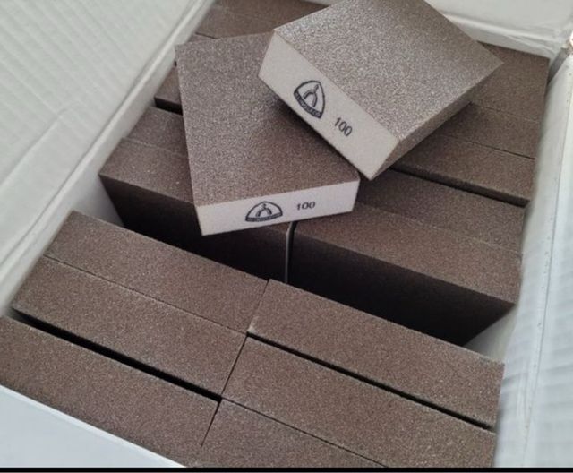 KLINGSPOR. Caja/ 100 uds tacos lijas. Grano 100