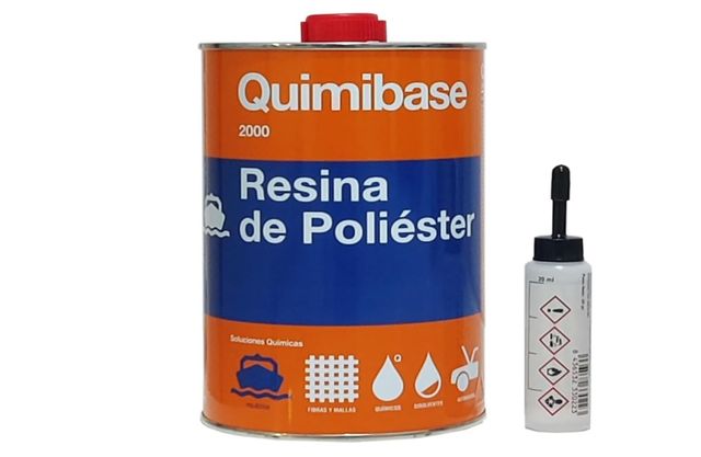 RESINA DE POLIESTER QUIMIBASE 1 LITRO