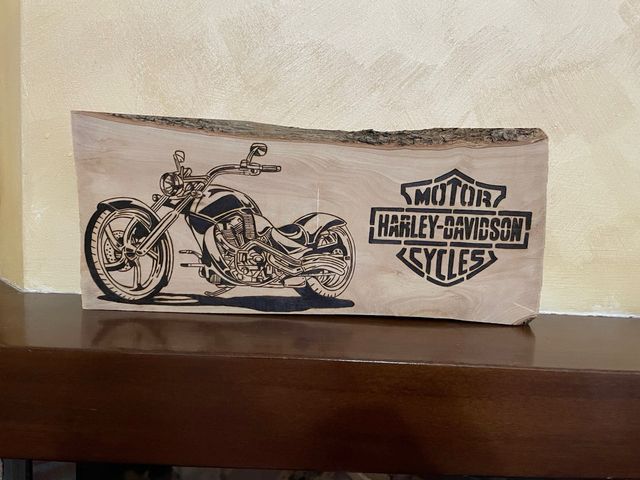 Decorazione harley davidson