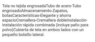 ZAPATERO PLEGABLE PORTÁTIL CON FUNDA DE ARMARIO