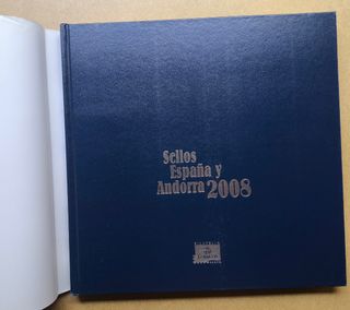 SELLOS ESPAÑA Y ANDORRA 2008