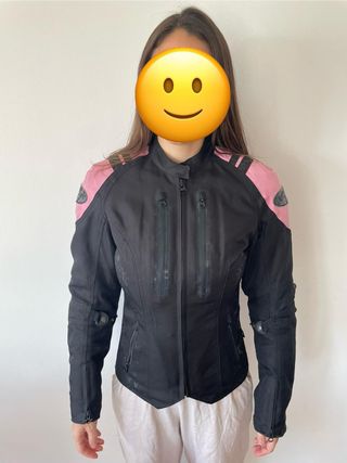 CHAQUETA MOTO MUJER JOE ROCKET ATOMIC 4.0 ROSA S