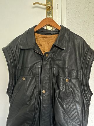 Chaqueta / chaleco cuero biker