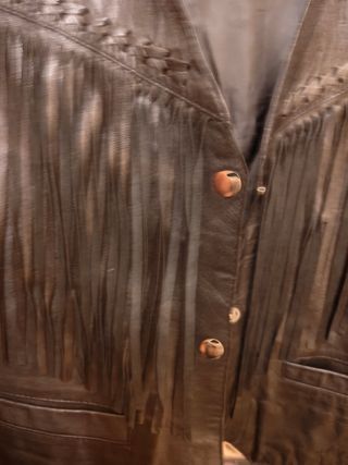 Chaleco piel  legítima muy buena calidad,muy suave