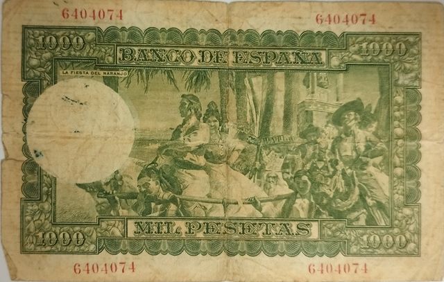 Billete 1000 pesetas 1951