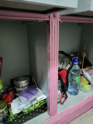 Mueble recibidor restaurado