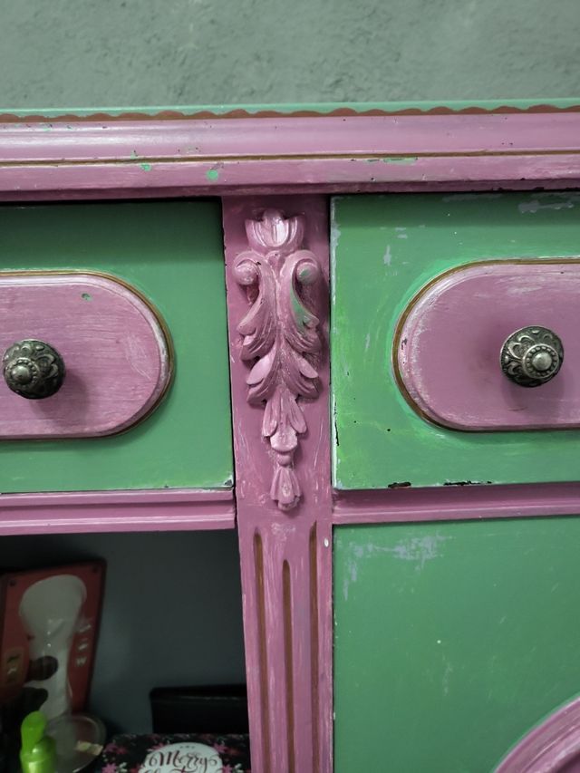 Mueble recibidor restaurado