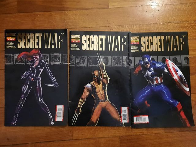 Pack de comics Marvel Secret War
