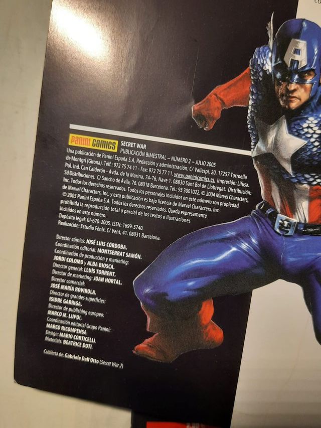 Pack de comics Marvel Secret War