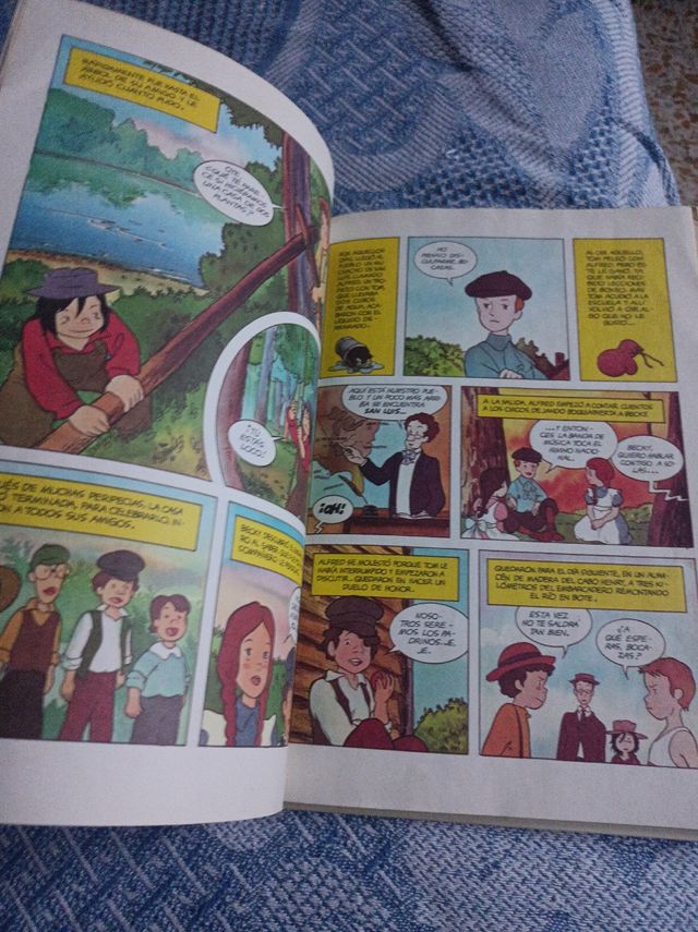 Cuento tom sawyer vintage 81