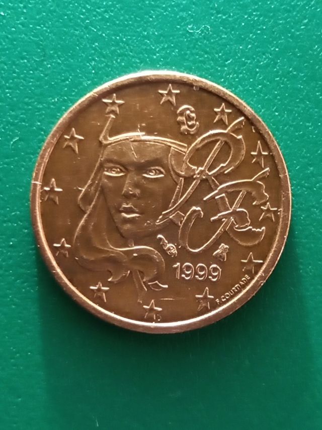 MONEDA DE 1 CTM - 1999 FRANCIA