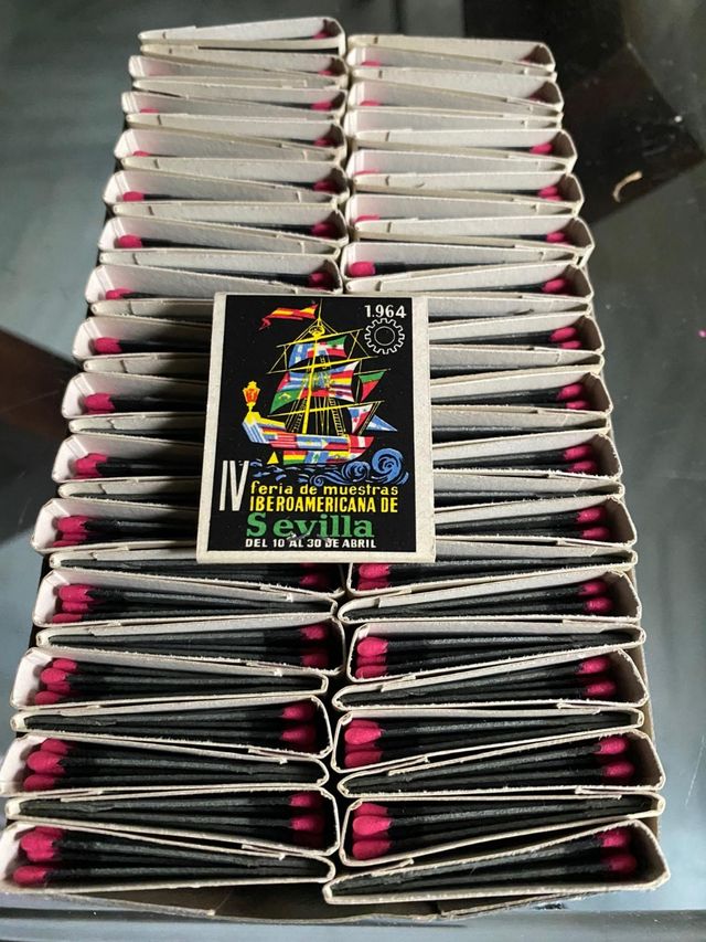 Lote de cajas de cerillas antiguas