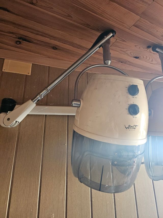 Secador casco colgante